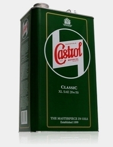新品　カストロール　クラシック　オイル　ＸＬ　２０Ｗ－５０Ｗ　鉱物油　５Ｌ缶　　