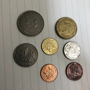 シンガポール　オオーストラリア　硬貨　セット　送料無料