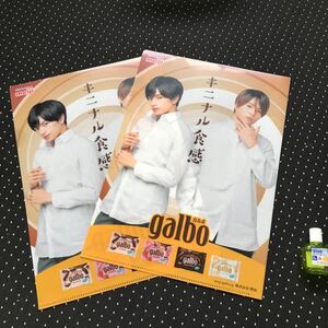 即決 送料無料 新品　galbo ガルボ Sexy Zone 菊池風磨 中島健人 クリアファイル ２枚