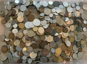 コイン　まとめて　約3kg 古銭 外国銭 アジア 日本