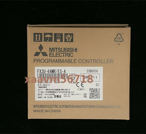 ●　新品　MITSUBISHI/三菱　FX3U-64MR/ES-A　PLC【保証付き】【送料無料】