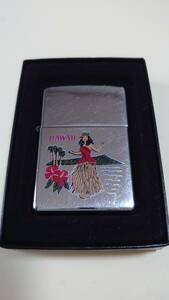 中古使用品 ZIPPO #250 HAWAII HULA GIRL (2002)