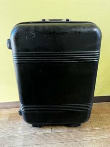 【Samsonite サムソナイト】スーツケース 大容量 約70cm 鍵なし キャリーバッグ 旅行バッグ トランクケース 黒赤