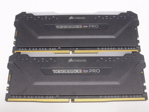 メモリ デスクトップ用 メモリ CORSAIR VENGEANCE RGB PRO DDR4-3600 PC4-28800 16GBx2枚 合計32GB CMW32GX4M2Z3600C18 起動確認済みです