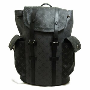 LOUIS VUITTON ルイ・ヴィトン リュックサック バックパック クリストファーPM グレー系 モノグラム・エクリプス 中古 メンズ