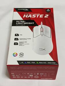 【新品・未開封】HyperX Pulsefire Haste2 ゲーミングマウス 6N0A8AA 有線 白色