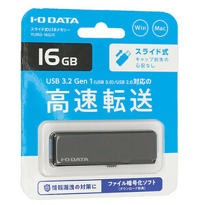 【ゆうパケット対応】I-O DATA アイ・オー・データ USBメモリ YUM3-16G/K 16GB [管理:1000025454]