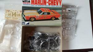 MPC 1/25 COO COO MARLIN NASCAR CHEVY シェビー427c.l 開封済 絶版 マッスルカー クー.クー.マリーン V8 OHV エンジン クレイジー 無謀