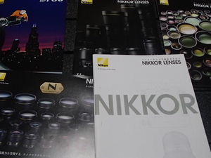 送料無料【カタログ】5冊　Nikon　D780　NIKKOR　レンズ総合カタログ ナノクリスタルコートの魅力 カメラ本体ではありません。