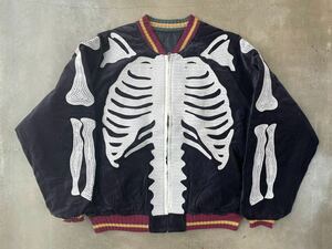 Kapital souvenir bone bomber jacket キャピタル 骨 刺繍 スーベニアジャケット スカジャン