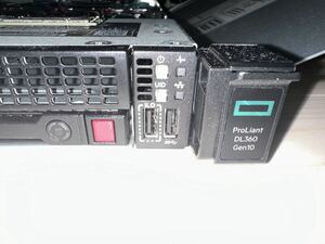 保守残存あり HPE ProLiant DL360 / Gen10 2x Xeon Gold 5115 / 128GB RAM / P408i-a SR Gen10 / 331i 4x GbE / 622FLR-SFP28 2x 25GbE