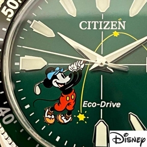 【ディズニー】ミッキーマウス/CITIZEN/シチズン/腕時計/Disney/男性用/プレゼントに/Mickey/ゴルフ/お洒落/かわいい/ブランド/Japan/希少