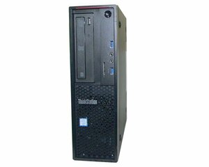 Windows10 Pro 64bit Lenovo ThinkStation P310 SFF 30AU-A015JP Core i7-6700 3.4GHz メモリ 8GB HDD 500GB(SATA) DVDマルチ 外観難あり