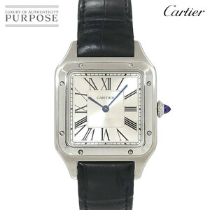カルティエ Cartier サントスデュモン LM WSSA0022 メンズ 腕時計 シルバー クォーツ ウォッチ Santos Dumont 90193921
