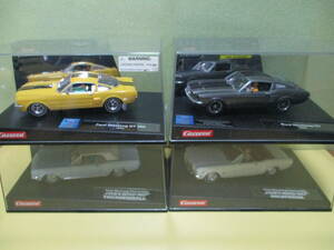 CARRERA FORD MUSTANG 4台セット　アメ車