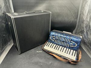 TOMBO/トンボ No.241 STEEL REEDS アコーディオン ハードケース付き 鍵盤 楽器 昭和 レトロ 