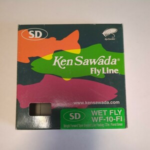 Ken Sawada WET FLY WF - 10 - FI ケンサワダ ウェイトフォアード クリーズドライン　フローティング