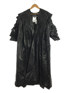 JUNYA WATANABE COMME des GARCONS◆22AWコート/L/フェイクレザー/BLK/