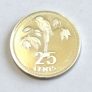 25セント銀貨　銀925　ベリーズ　1978