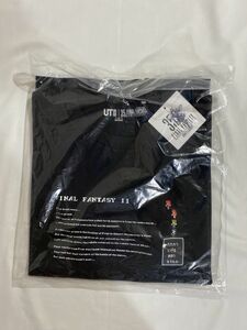 【正規品】ファイナルファンタジー　ユニクロ　　Tシャツ　35周年　ブラック　未開封品　S　#bi-395