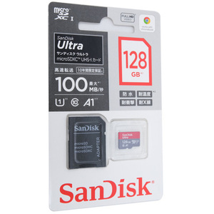 【ゆうパケット対応】SanDisk microSDXCメモリーカード SDSQUAR-128G-JN3MA 128GB [管理:1000015484]