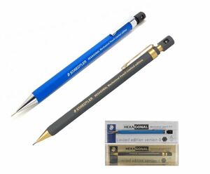 STAEDTLER HEXAGONAL Limited Edition Version0 925 77-05L & Version1 925 77-05L1 ステッドラー ヘキサゴナル 0.5mm 限定　2本セット