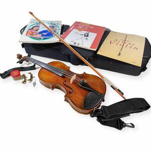 ★ Walter E. Sandner バイオリン Streichinstrumente 1/30 Anno 1999 西ドイツ製 弓 ハードケース付 教本 VIOLIN 現状品 中古品 管理K65