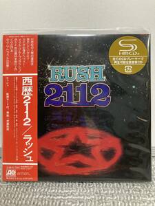 西暦2112 ラッシュ　 紙ジャケ　SHM-CD