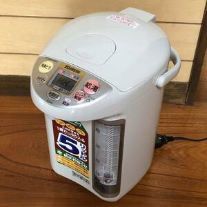 ●ZOJIRUSHI 象印 マイコン沸騰 電気ポット CD-PA50 容量5.0L 2007年製 給油ポット 　V48