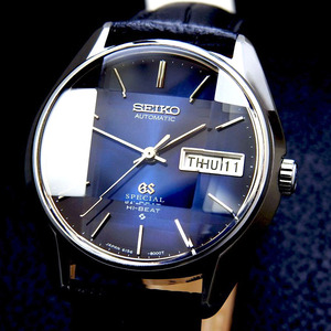 GRAND SEIKO SPECIAL グランド セイコー 6156-8000 Steel Deep Blue Dial メンズ 自動巻き( 極美品、OH済み )