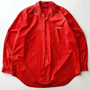 1991SS COMME des GARCONS HOMME PLUS 二重ラペル ブロード 開襟 オープンカラー シャツ アーカイブ コムデギャルソン オム プリュス