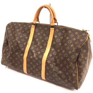 ルイヴィトン モノグラム キーポル55 M41424 ハンドバッグ レディース ブラウン 旅行バッグ カナデ LOUIS VUITTON