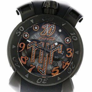 【GaGa MILANO】ガガミラノ クロノ48ｍｍ ネイマールモデル 世界限定500本 8012.NJ.01 クォーツ メンズ_701760【ev20】