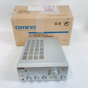 ONKYO INTEC205 プリメインアンプ 80W+80W A-905FX(S) /シルバー