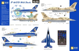 トゥーボブス 48-282 1/48 F-16C/D ワイルドダックス