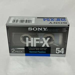 未使用　SONY ソニー カセットテープ HF-X 54 2pack type1