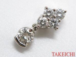 Pt900★ペンダントトップ◇ダイヤモンド1.13ct 新品仕上げ済み/31624