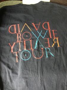 USED 00s 00年代 David Bowie デヴィッドボウイ 長袖 ロンT Tシャツ XL ロック バンド アート vintage t shirt ビンテージ