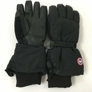 TEI【中古品】 CANADA GOOSE 5159M Down Gloves カナダグース ダウン グローブ 手袋 BLACK 黒 〈208-230911-YO-3-TEI〉