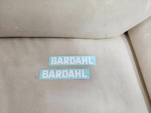 バーダル BARDAHL オリジナルステッカー白抜き　2枚セット　新品