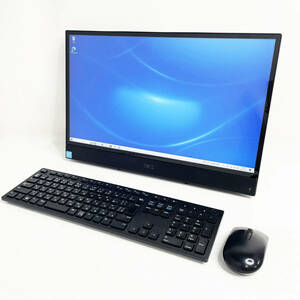 中古☆DELL デスクトップパソコン Inspiron 22-3277 黒 Win10Home Pentium4415U メモリ8GB HDD1TB タッチパネル AIO 動作良好 送料無料