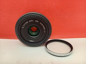 ■ Panasonic LUMIX G 20mm F1.7 ASPH. H-H020 カメラ レンズ 動作確認済 ミラーレス一眼 パナソニック