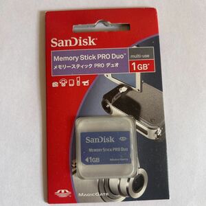 未開封 SanDisk サンディスク メモリースティック 1GB MemoryStick Pro Duo デジカメ デジタルカメラ メモリーカード 新品 未使用