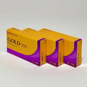 Kodak Gold200 120 5本パックx3箱 (15本)期限2025年6月