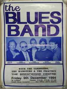 The Blues Band,The Yardbirds,The Hamsters & The Practice★英ギグ・ポスター