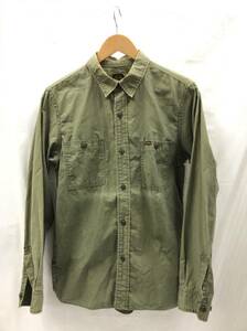 PHIGVEL フィグベル 長袖シャツ ワークシャツ カーキ サイズ1 日本製 23012401