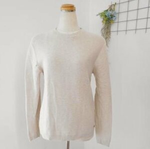 ZARA KNITWEAR ザラ ジュニア 13 - 14 164ｃｍ 男女兼用 長袖 ニット セーター コットン100％ 綿 ベージュ トップス 男の子 女の子