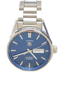 TAGHeuer◆カレラ_デイデイト_キャリバー5_AT_SS_41mm/アナログ/BLU 20240128日差-9