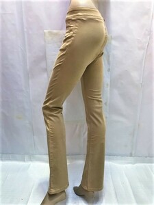 【CIMARRON/シマロン】ストレッチ セミフレア パンツ BRAVA BEIGE 28 新品デッドストック/希少/美脚/細身/快適/セクシー/スペイン製/お買得