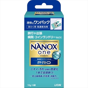 まとめ得 ＮＡＮＯＸ　ｏｎｅ　ＰＲＯ　ワンパック　１０ｇＸ６入り 　 ライオン 　 衣料用洗剤 x [10個] /h